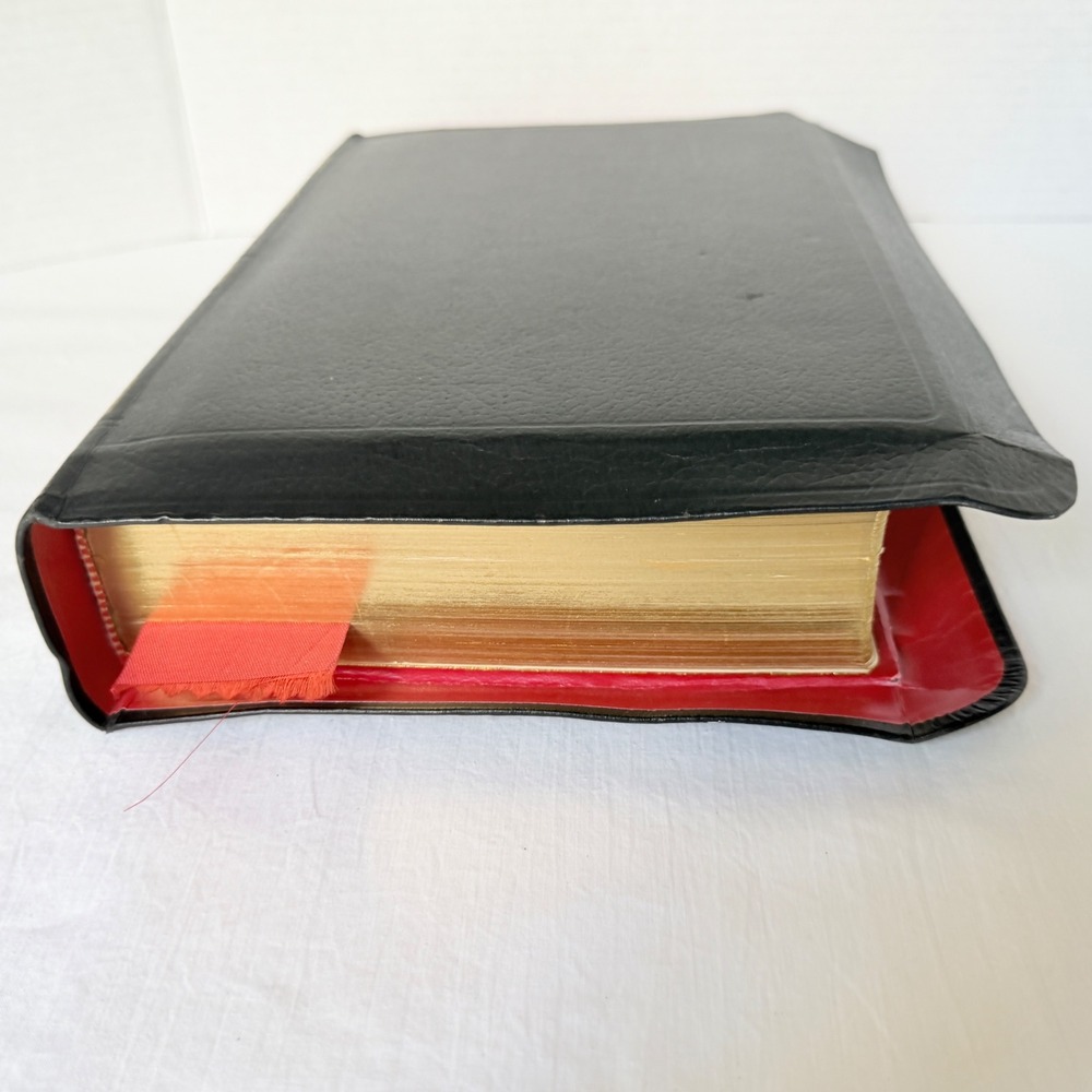 Libros Basicos Sagrada Biblia Spanish Family Bible Black Gold 1974 Good Catholic - Picture 16 of 16